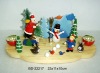 Wholesale wooden christmas candle holder