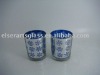 Wholesale glass X'mas candle holder with snowflake for Christmas decoration