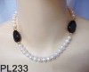 Wholesale 8-9mm White Freshwater Pearl Necklace (PL233)