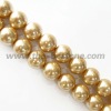 Wholesale Amber Glass Pearl Beads Necklace for Jewelry