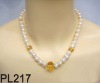 Wholesale 8-9mm white freshwater pearl necklace PL217