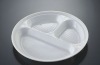 Plastic tray, plastic plate, plastic round plate