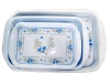 Wholesale melamine wavy round tray