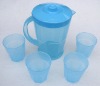 Wholesale Plastic water jug with four cup SM8230