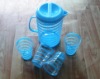 Wholesale Plastic jug with 4 cups