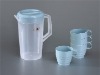 Wholesale Plastic piticher jug with 4 cups