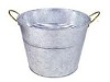metal flower pots/ice bucket with 2 handle