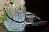 glass ice bucket
