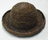 (HBK1010B) Fashion Raffia Straw Bucket Hat