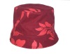 fashion or designer cotton canvas bucket hat for lady