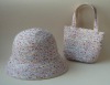 girl's bucket hat & bag