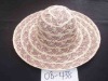 cloth braid hat, hat,big brim hat, large brim hat