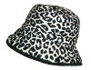 leopard-print bucket hat