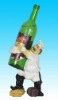 Wholesale Hotsale chef resin wine holder