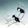 Wholesale metal wine dspaly rack