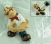 Wholesale resin chef statue,resin wine holder