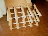 Wholesale wooden wine rack for 12 bottles
