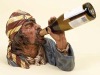 Wholesale colophony wine accessory,funny wine bottle holder,polyresin wine bottle stand