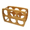 Wholesale high quality natural wine shelf for 6bottle wine box