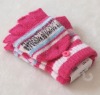 Wholesale knitted acrylic gloves