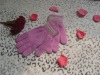 Wholesale Girls 100%acrylic Knitted Magic Gloves