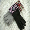 Wholesale Fashion Ladies' Embroidered Acrylic Winter Glove