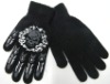 Wholesale Magic Printed Gloves Skull Print