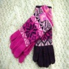 Wholesale Fashion Ladies' Acrylic Embroidered Winter Glove