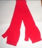 Wholesale Half finger knitted long gloves acrylic glove