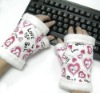 Wholesale Winter Warm lovely computer fingerless gloves
