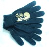 Wholesale black knitted gloves
