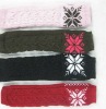 Wholesale fashion acrylic snow flower gloves mitten