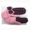 Wholesale Ladies acrylic jacquard gloves