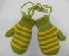 Wholesale Children's Fashion Striped Acrylic Gloves