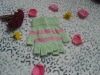 Wholesale Acrylic Stripe Half Fingers Gloves