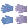 Wholesale 95% acrylic 5% spandex magic glove with "heart" print