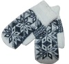 Wholesale fashion acrylic snow flower gloves mitten