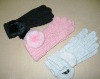 Wholesale women fashion jacquard gloves & mittens QSY7021