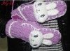 Wholesale Girls' fashion Acrylic lovely gloves