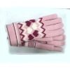 Wholesale Winter Lady Fashion Acrylic Knitted Gloves