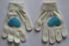 Wholesale Magic Knitted gloves with printing logo