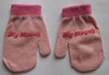 Wholesale Magic Knitted gloves with printing logo for children