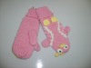 Wholesale Acrylic Hand-hook Penguin Glove