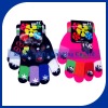Wholesale Children's acrylic printed gloves