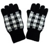 Wholesale fashion acrylic snow flower gloves mitten