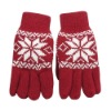 Wholesale women jacquard gloves