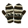 Wholesale hand knitted glove for winter