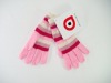 Wholesale Kids stripped knit gloves