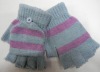 Wholesale Girls' Acrylic Gloves with a flip top