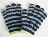 Wholesale acrylic jacquard magic gloves -lowest price